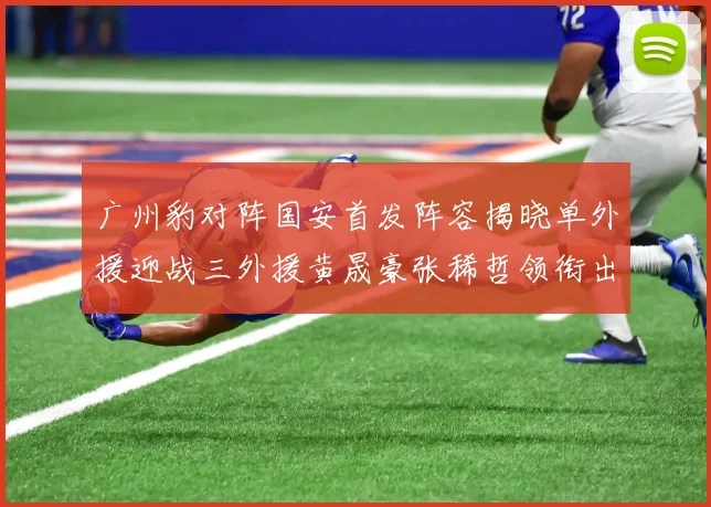 广州豹对阵国安首发阵容揭晓单外援迎战三外援黄晟豪张稀哲领衔出战